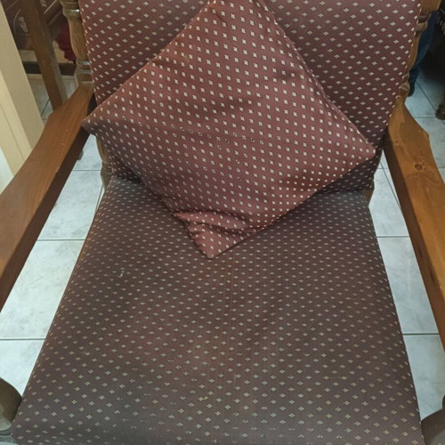 Living room set used with sofa, armchairs, table and stool