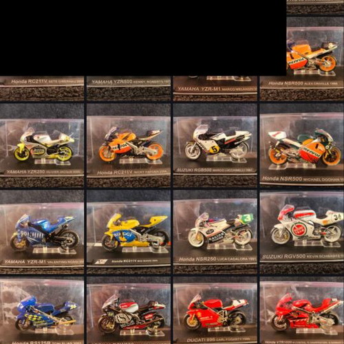 Moto GP miniatures new, set of 30