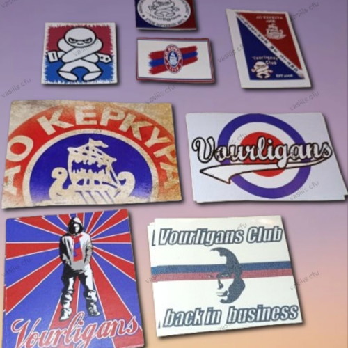 Kerkyra stickers like new, pack of 23 pieces