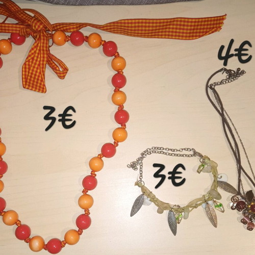 Summer necklaces like new, Alexi Andrioti and AVON