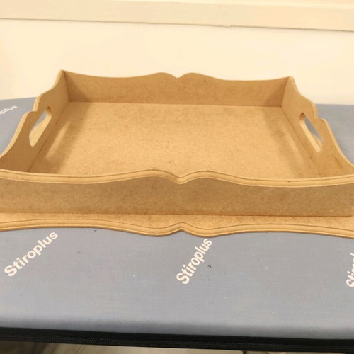Wooden serving tray large new