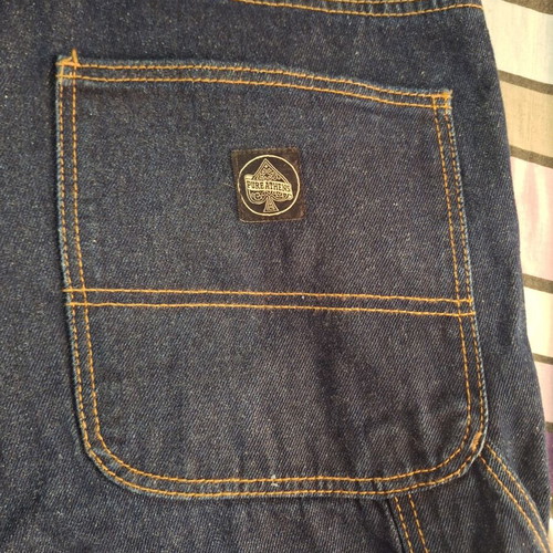 Chopper Style Jeans pants, Bike Shed, size L, blue