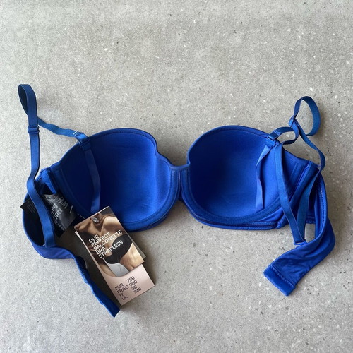 Balconette bra new, blue, H&M