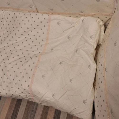 Crib bumper and blanket for baby crib new