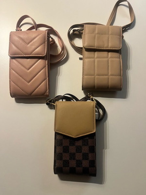 Set of 3 daily crossbody bags like new, lightweight and practical