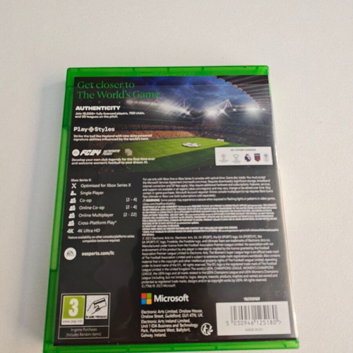 Xbox One FC 24 game used, disc and case in excellent condition