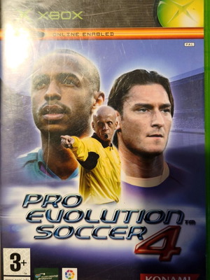 X Box Pro Evolution Soccer 4 game