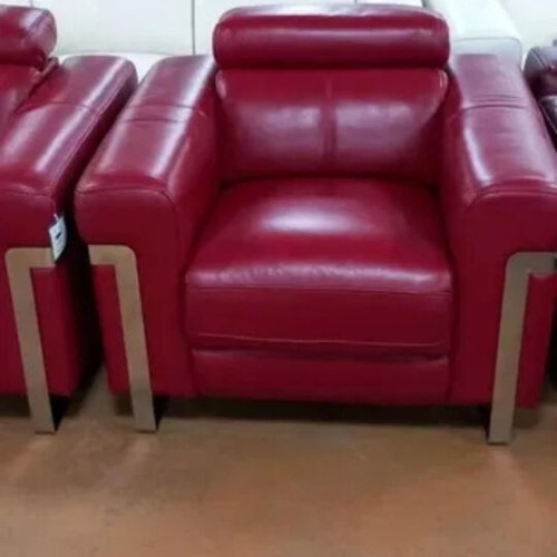 Red Moreno loveseat and armchair set with electric relax mechanism, new