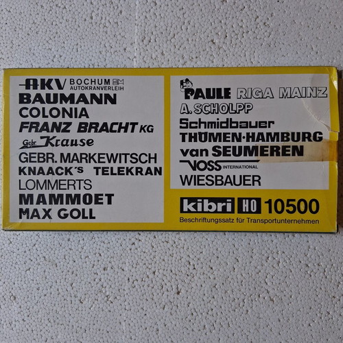 Kibri stickers unused from Greece