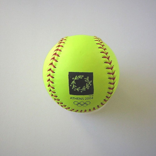 Softball ball new, official Athens 2004 Olympic Games