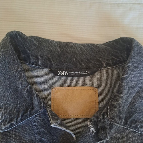 Zara Jean Jacket dark gray XL like new