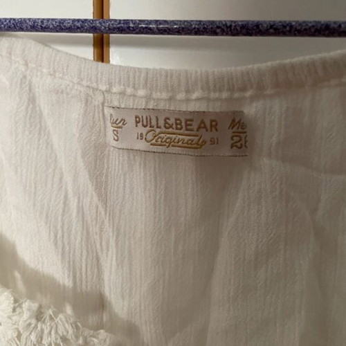 Vintage Pull & Bear blouse like new, white