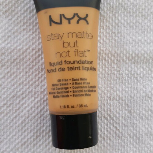 Nyx foundation used, shade TAN, liquid matte