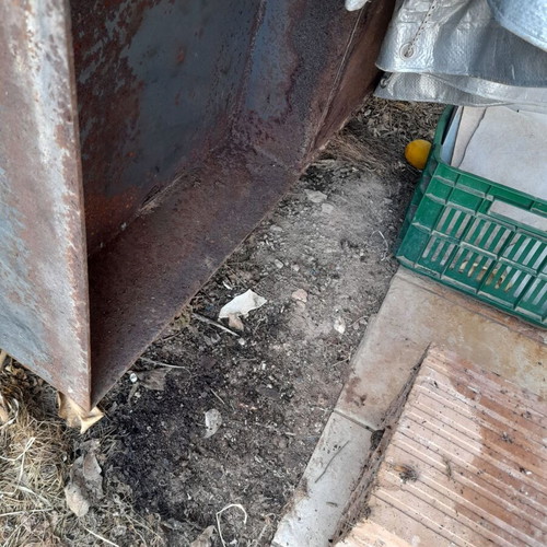 Biomass Boiler burner used, handmade metal, heats over 300sqm