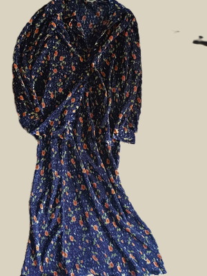 Shirt and Skirt Set XL used, blue and orange