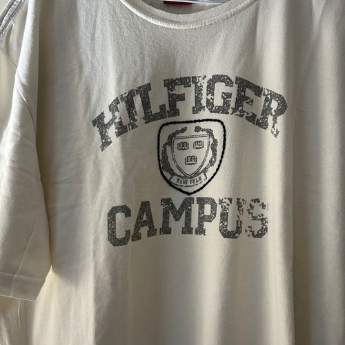 Tommy Hilfiger L/G men's shirt ecru color made in Canada like new