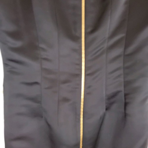 Access dress new small with back zipper, satin texture