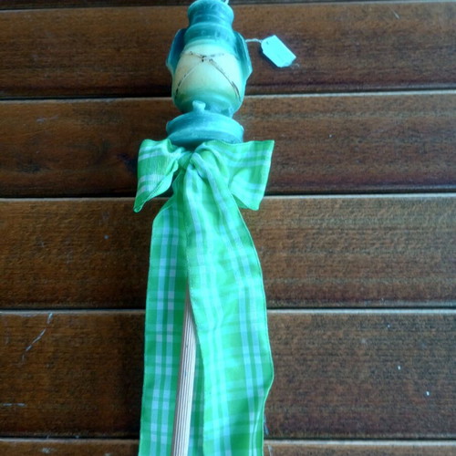 Five handmade Easter candles made of beeswax new