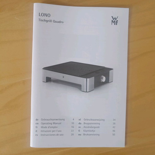 WMF Quadro Grill 27x27 cm Lono series like new