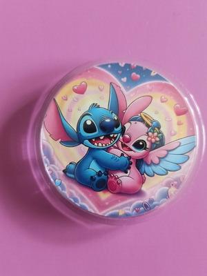 Stitch Pin No13 new, 6x6 cm, magnet or badge
