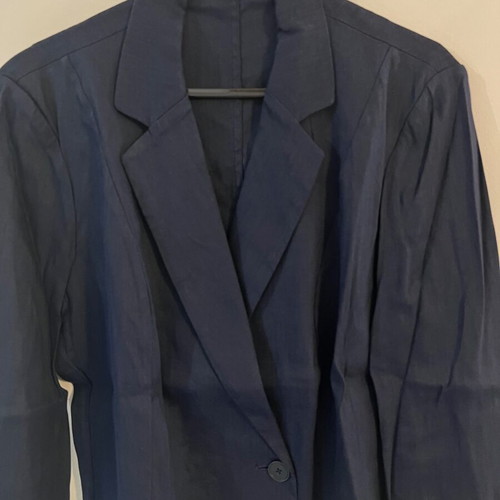 Gant linen blazer, evening blue, size S