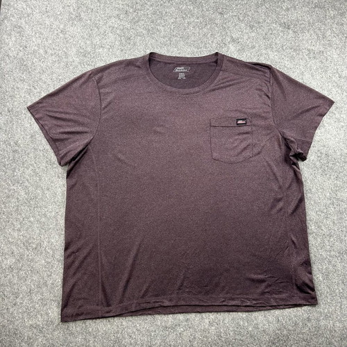 Dickies men's 3XL T-shirt with pocket, burgundy