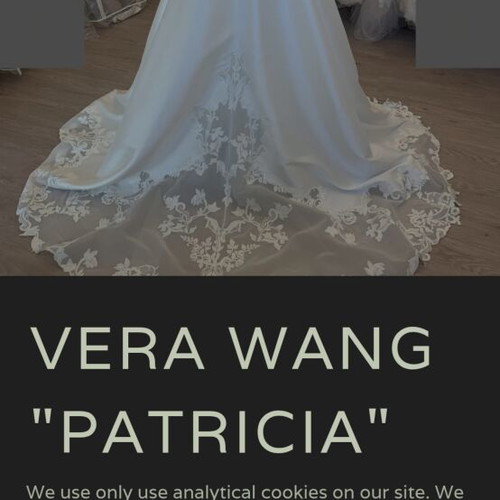 Vera Wang Wedding Dress like new, worn once, white, size L