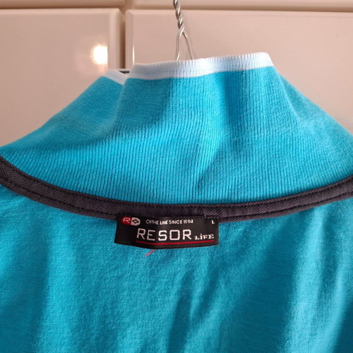 Polo shirt turquoise size M-L like new