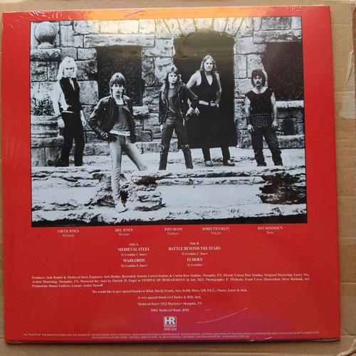Medieval Steel 12'' EP metal vinyl, new