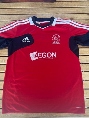 Ajax Adidas football shirt like new, size XL, white and red