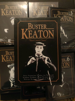 Buster Keaton box set 6 DVD σαν καινούργιο με ελληνικούς υπότιτλους