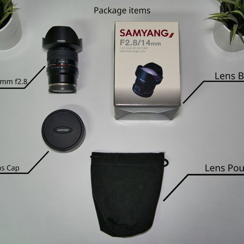 Samyang 14mm f/2.8 ED AS IF UMC lens for Sony E-Mount used