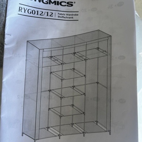 Fabric Wardrobe like new