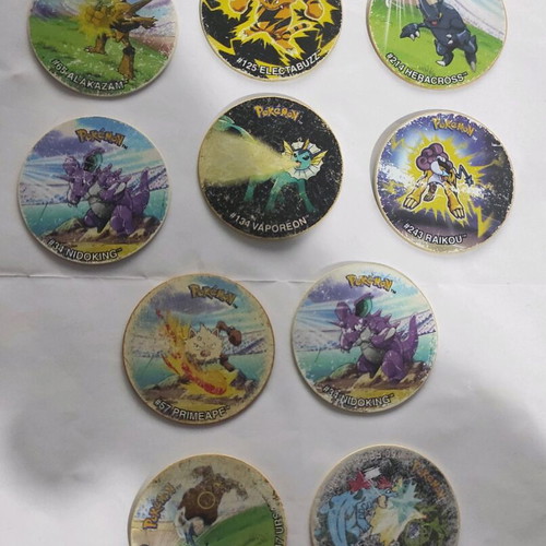 Tazos League caps used, pack of 40 pieces