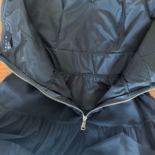 Lynne Black Strapless Dress with Tulle Like New
