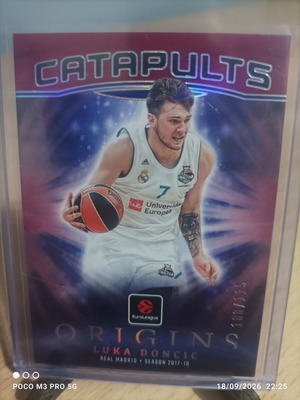 Euroleague Origins Luka Doncic Catapults κάρτα /115
