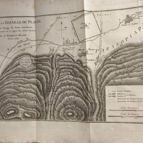 Collection of Geographic Maps of Ancient Greece 1819 used, French