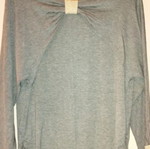Gray blouse new, size L