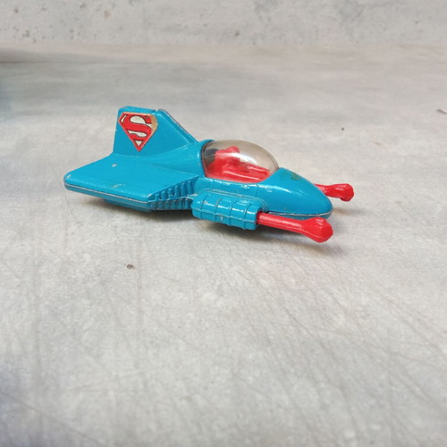 Superman Corgi Supermobile vintage spaceship toy used 1970s