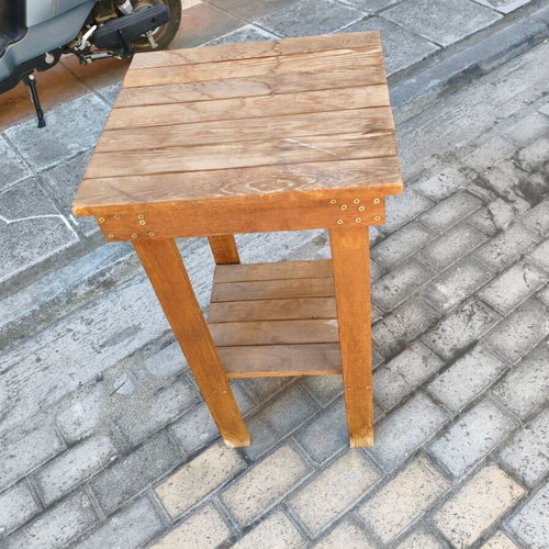 Τραπεζάκι ξύλινο μασίφ 39x42x79 εκ.