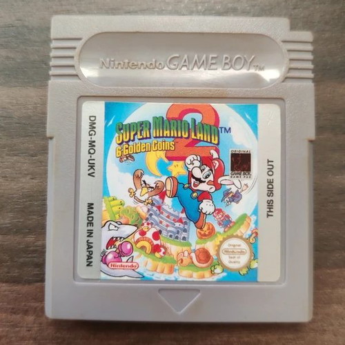 Super Mario Land 2 Game Boy cartridge like new