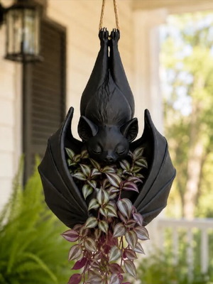 Bat Flowerpot new, hanging decorative planter 20cm