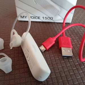 HAMA MyVoice 1500 Earbud Bluetooth Handsfree Ακουστικό Λευκό
