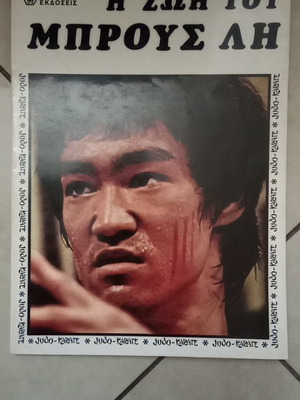 The Life of Bruce Lee biography book like new, Greek