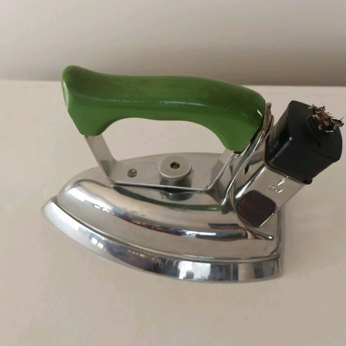 Antique mini electric iron AEG used
