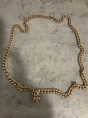 Κολιέ τύπου αλυσίδα σαν καινούργιο, χρυσαφί