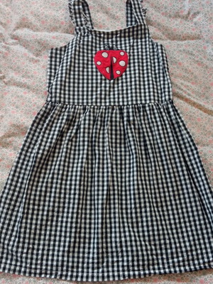 Φόρεμα παιδικό μεταχειρισμένο για 8 ετών, 128 cm, ασπρόμαυρο