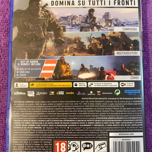 Call of Duty: Vanguard PS5 game