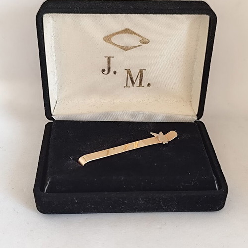 Playboy Bunny Vintage Tie Clip gold tone, like new