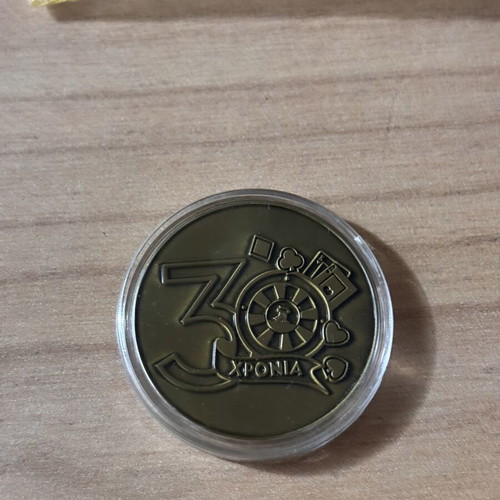 Commemorative Coin 30 Years Casino Loutraki new
